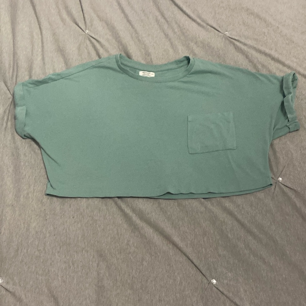 Ripped green tee